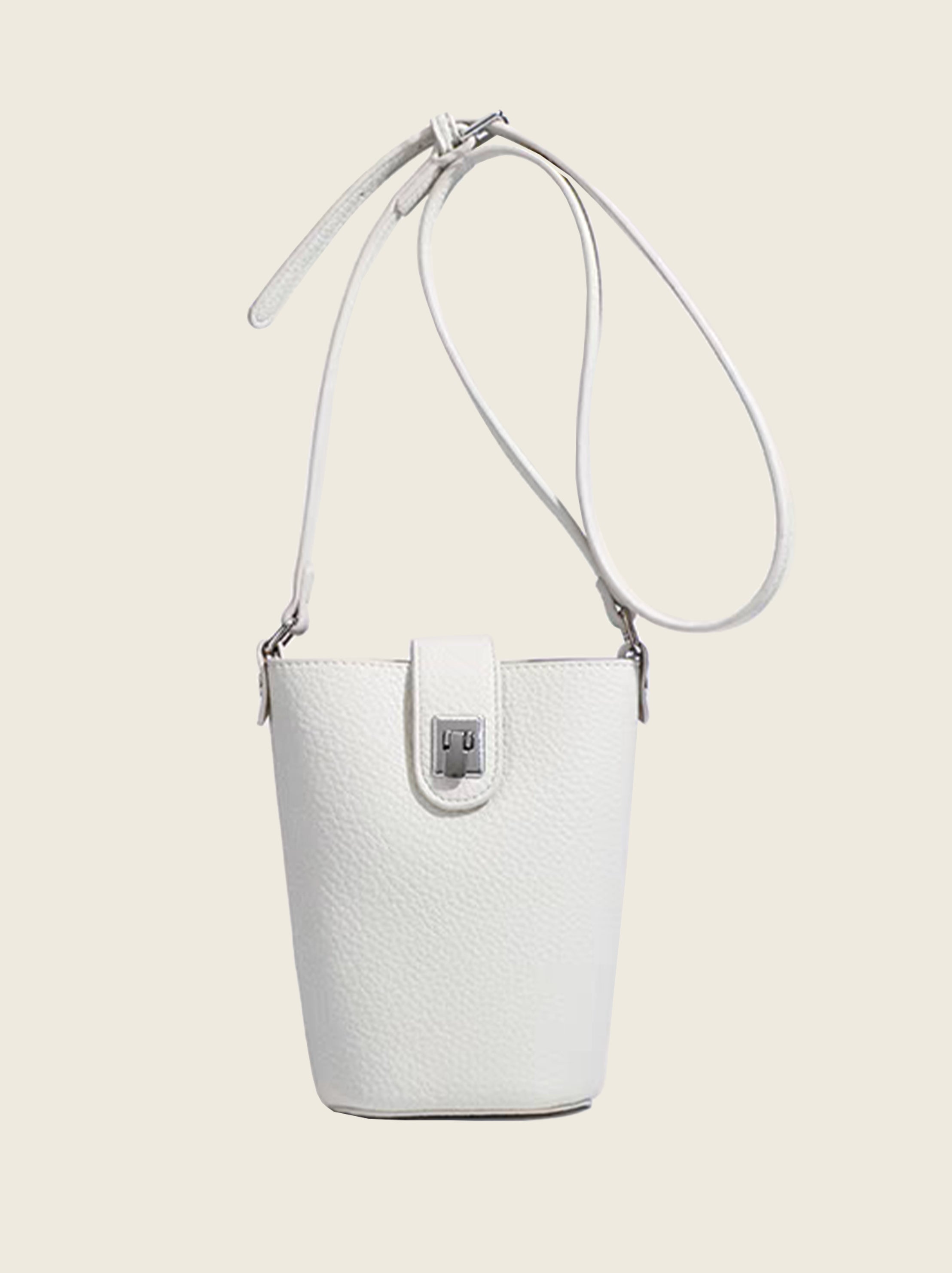 Mini Lock Crossbody Bag for Phone