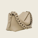 Single-shoulder Woven Pillow Bag