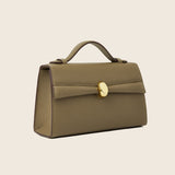 Hpai Julien Bag In Leather - Elephant Gray