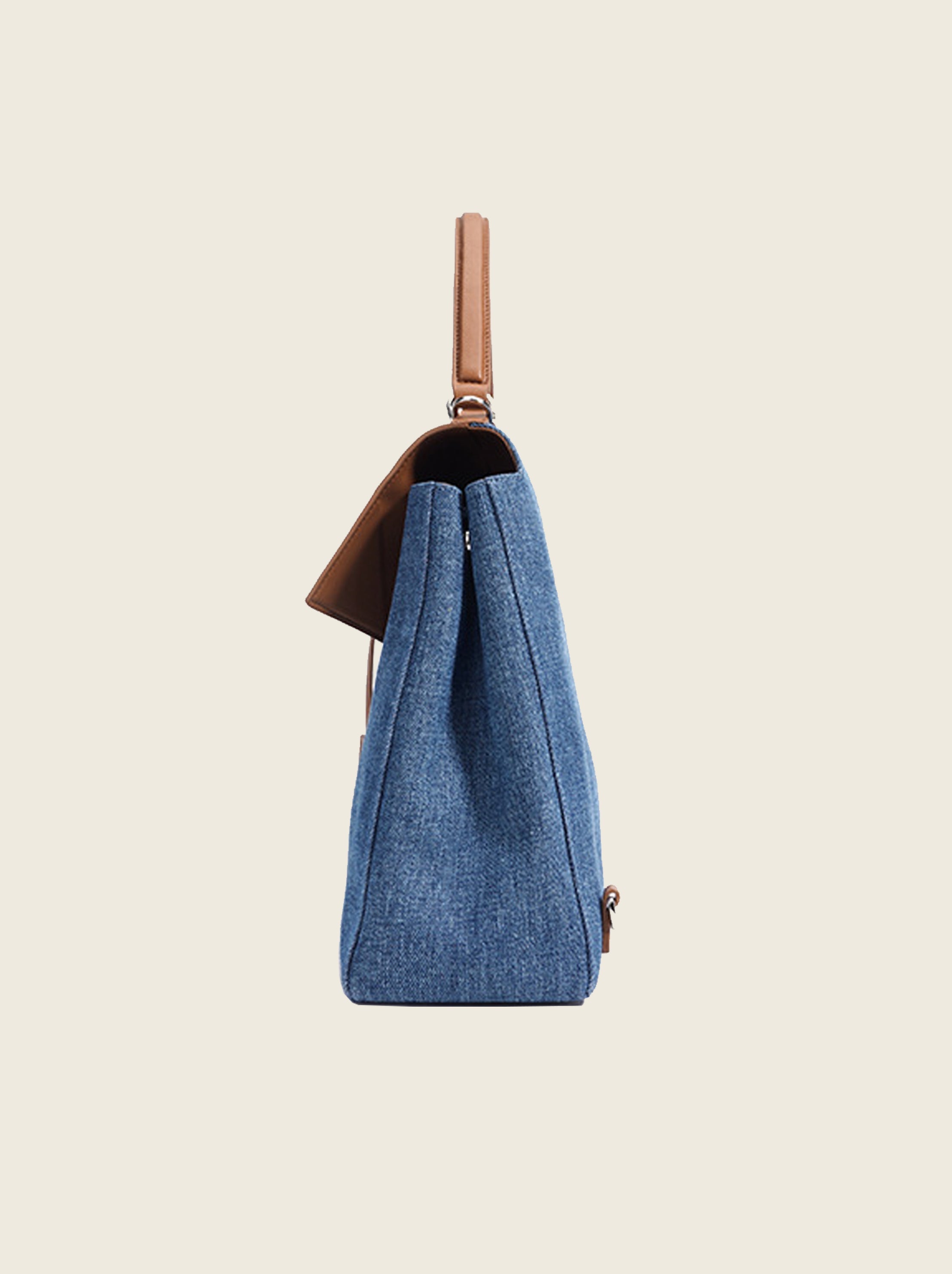 Double shoulder Denim Tote Bag