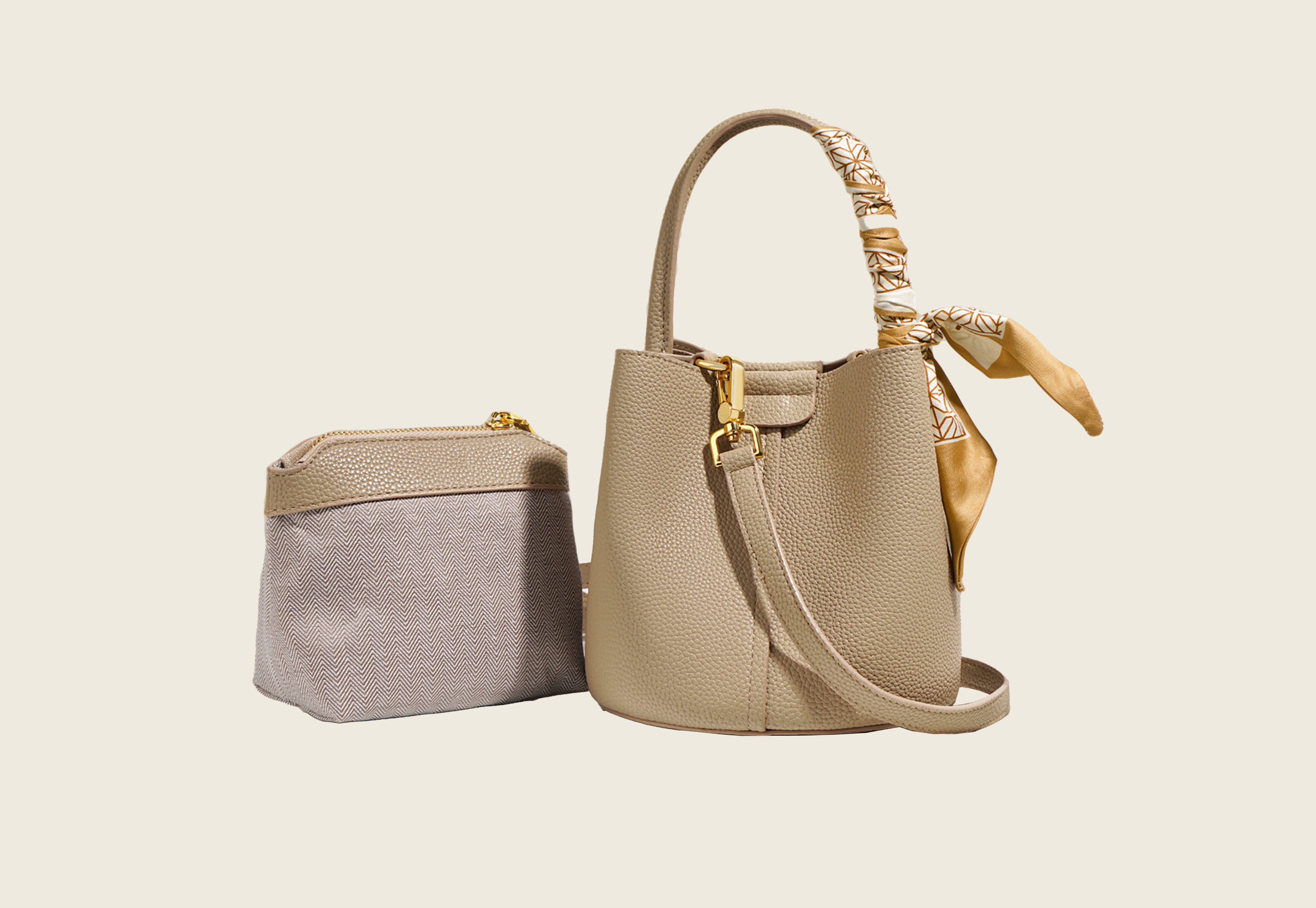 Hpai Crossbody basket handbag