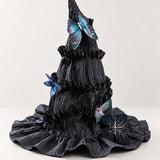 Gothic Butterfly Dark Fantasy Handcrafted Quilted Witch Hat