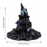 Gothic Butterfly Dark Fantasy Handcrafted Quilted Witch Hat