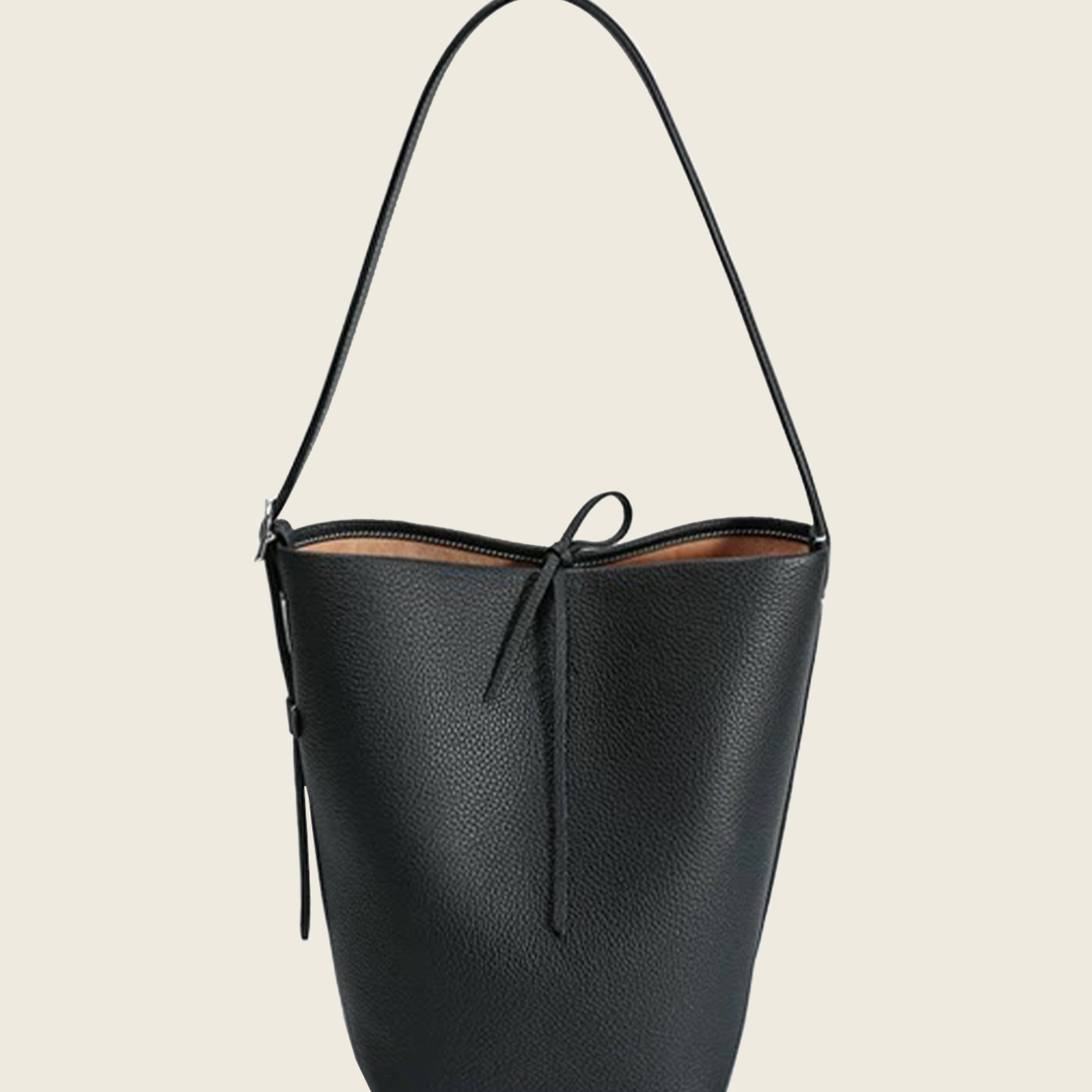 Single-shoulder large-capacity bucket bag