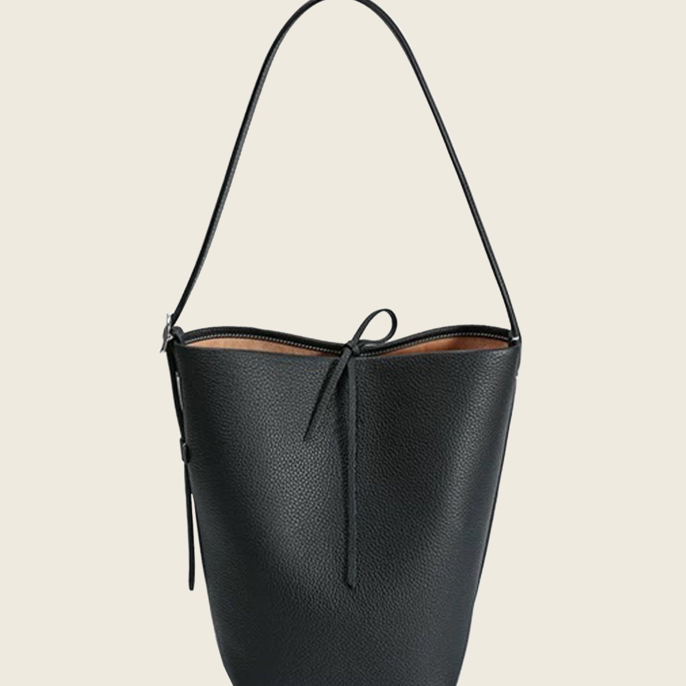 Single-shoulder large-capacity bucket bag