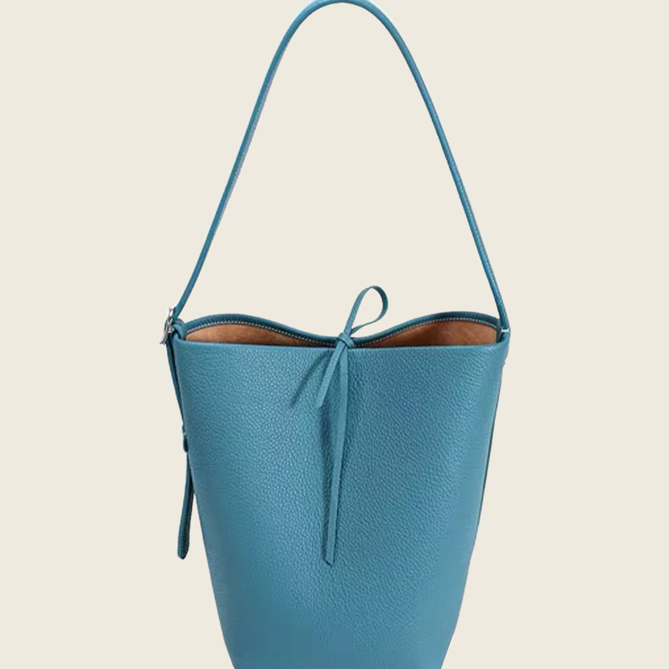 Single-shoulder large-capacity bucket bag