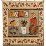 Fall Pumpkin Harvest Patchwork Quilted 3-Piece Bedding Set