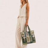 Pacific Northwest Forest  Quilted Tote Bag