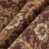 Vintage Botanical Floral Quilted 3-Piece Bedding Set