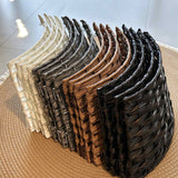 Woven Christmas Tree Collar, PVC Metal Frame Tree Skirt Ring