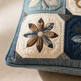 Antique Bloom Quilted Pillow Case
