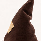 Vintage Brown Witch Hat Handcrafted Halloween Costume Accessory