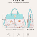 Sweet Boho Rainbow – Multifunctional Tote Bag with Spacious Storage for Travel & Everyday Use