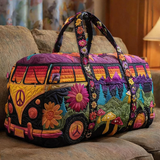 Hippie Van Quilted Duffle Bag