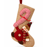 Rustic Christmas Character Stockings