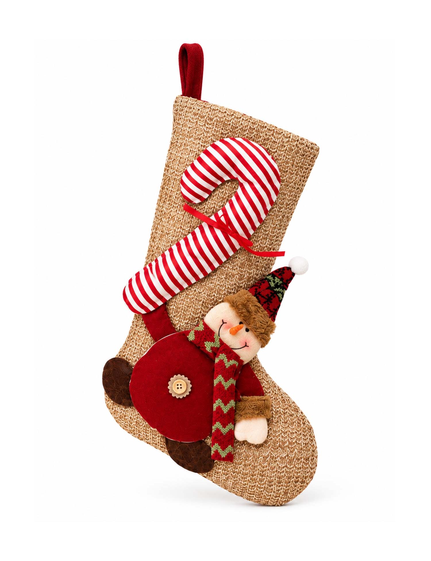 Rustic Christmas Character Stockings