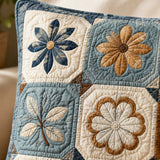 Antique Bloom Quilted Pillow Case