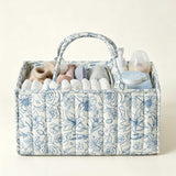 Waterproof Quilted Diaper Caddy Nursery Organizer