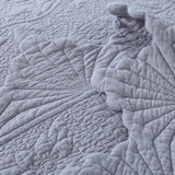 Serene Blossom 100% Cotton Floral Quilted Bedding Set