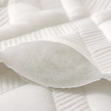 Washed Cotton Solid Color Quilted 3‑Piece Bedding Set