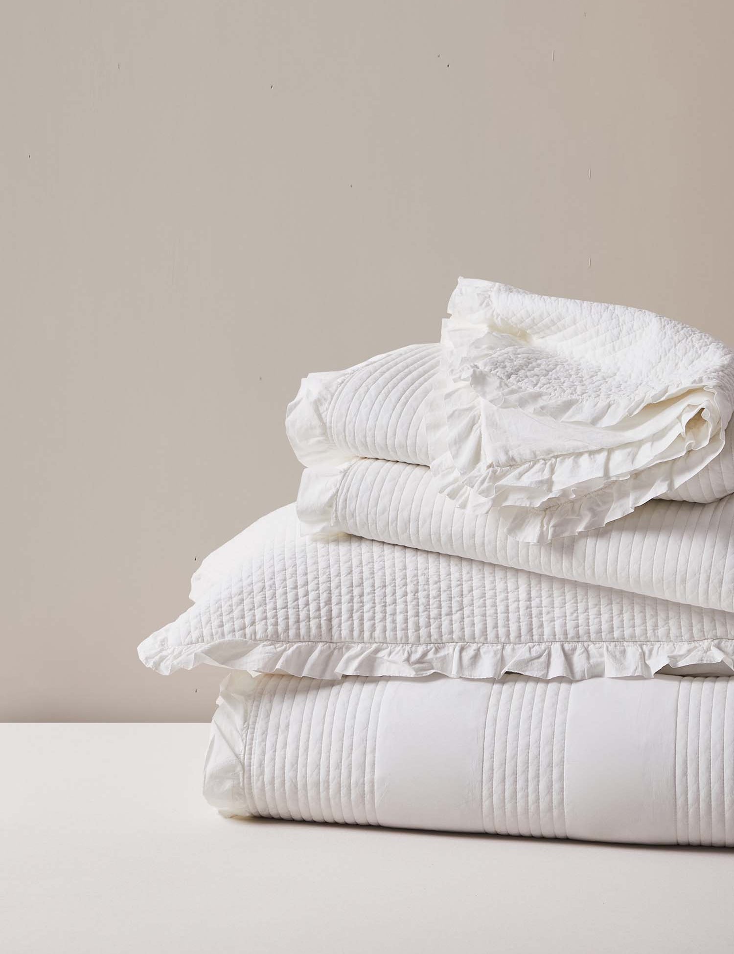 Classic Stripe Quilted 3-Piece Bedding Set