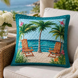 Shore Break Quilted Pillow Case