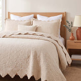 Serene Blossom 100% Cotton Floral Quilted Bedding Set