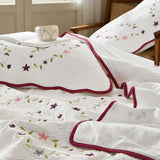 Meadow Vine Floral Quilted 3-Piece Bedding Set