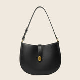Hpai Clock Bag In Leather - Black