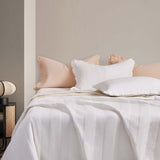 Classic Stripe Quilted 3-Piece Bedding Set