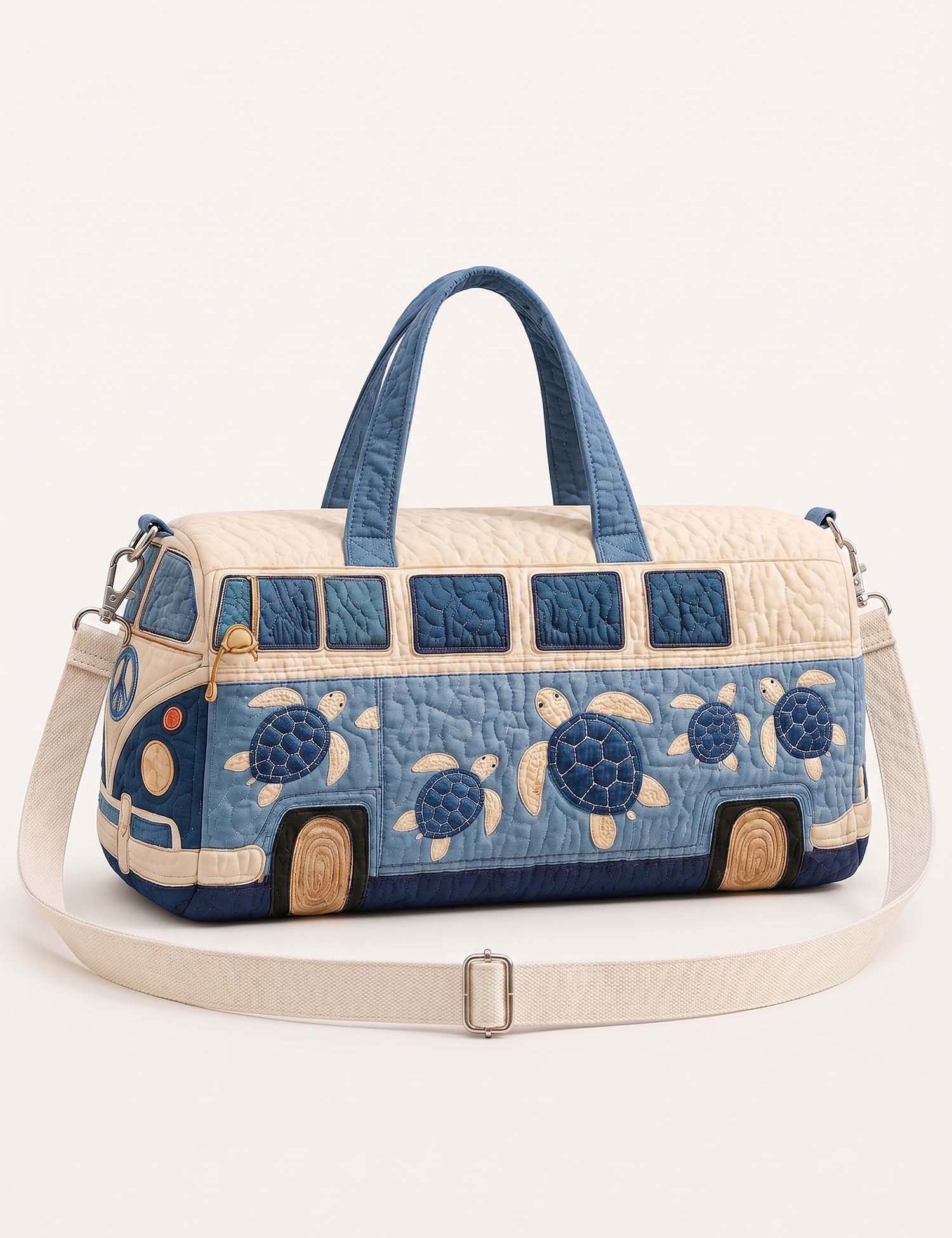 Sea Turtle Quilted Duffle Bag