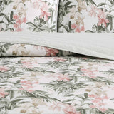 Island Orchid Quilted 3-Piece Bedding Set