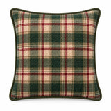 Winter Cabin & Plaid Christmas Quilted Pillow Covers 2-Piece Set
