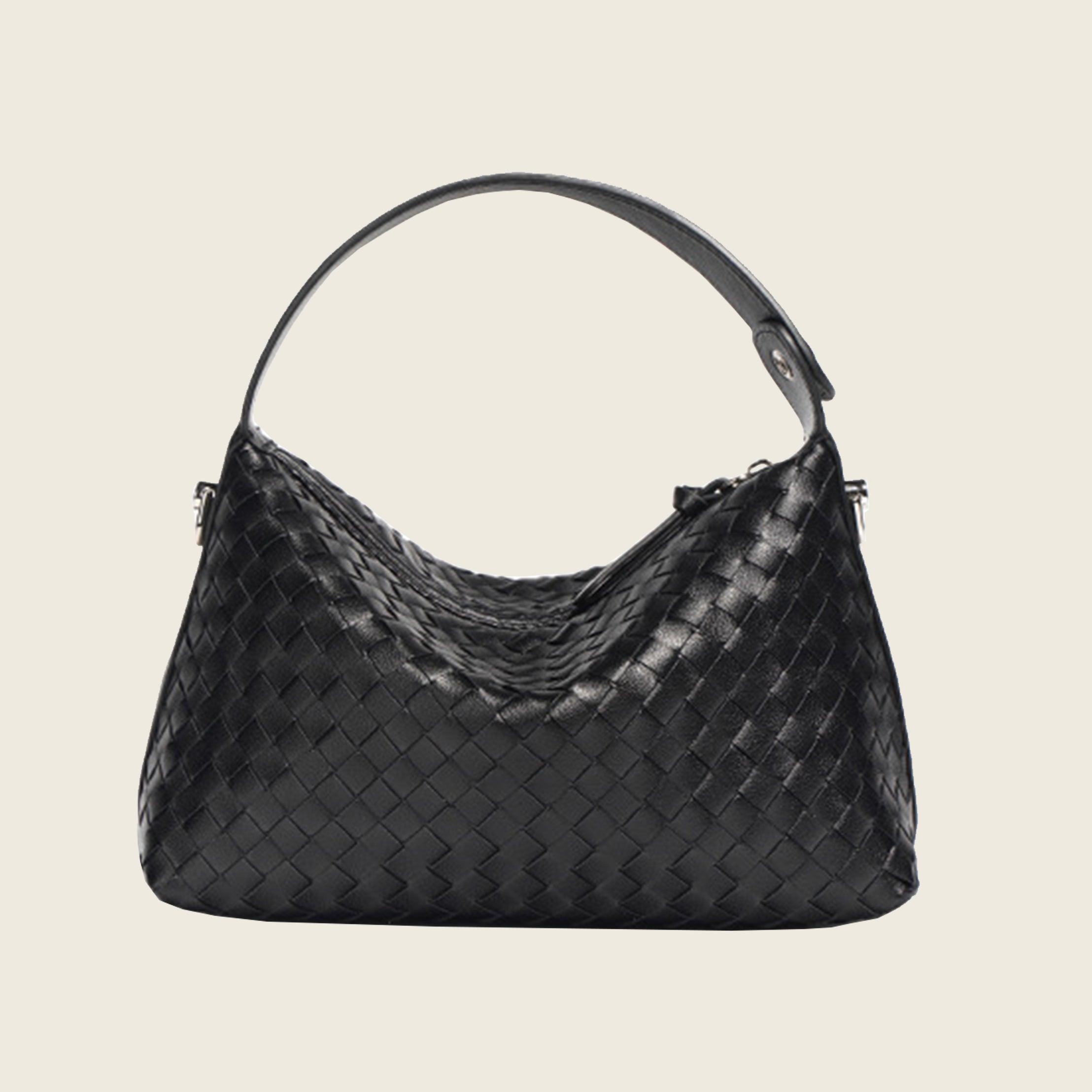 Woven Dumpling Tote Bag