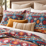 Southwestern Geometric Reversible 100% Cotton Quilted 3-Piece Bedding Set