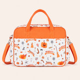 Festive Halloween Pumpkin – Multifunctional Tote Bag with Spacious Storage for Travel & Everyday Use