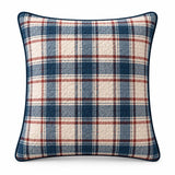 Vintage Santa & Plaid Christmas Quilted Pillow Covers 2-Piece Set