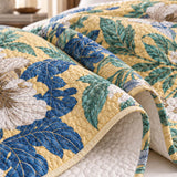 Tropical Botanical Garden 100% Cotton Quilted Bedding Set