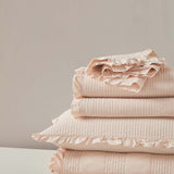 Classic Stripe Quilted 3-Piece Bedding Set