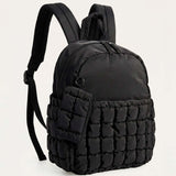 Chic Puffer Backpack with Detachable Mini Bag