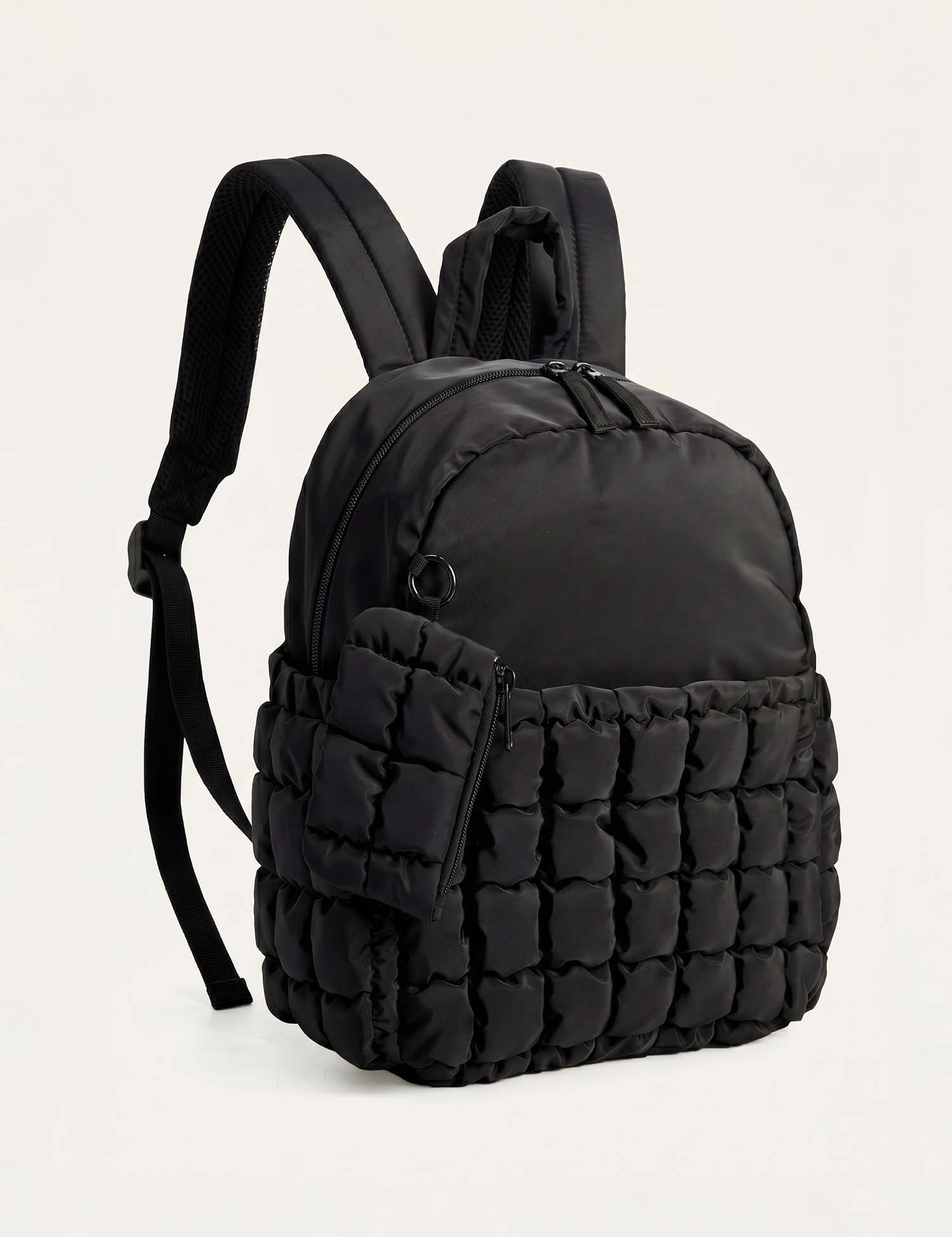 Chic Puffer Backpack with Detachable Mini Bag
