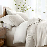 3-Piece Herringbone Quilted Coverlet Set
