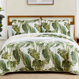 Fiesta Palms Quilted 3-Piece Bedding Set