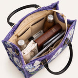 Iris Quilted Leather Strap Bible Handbag