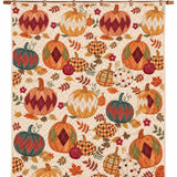 Argyle Pumpkin Autumn Harvest Quilted 3-Piece Bedding Set