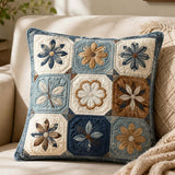 Antique Bloom Quilted Pillow Case