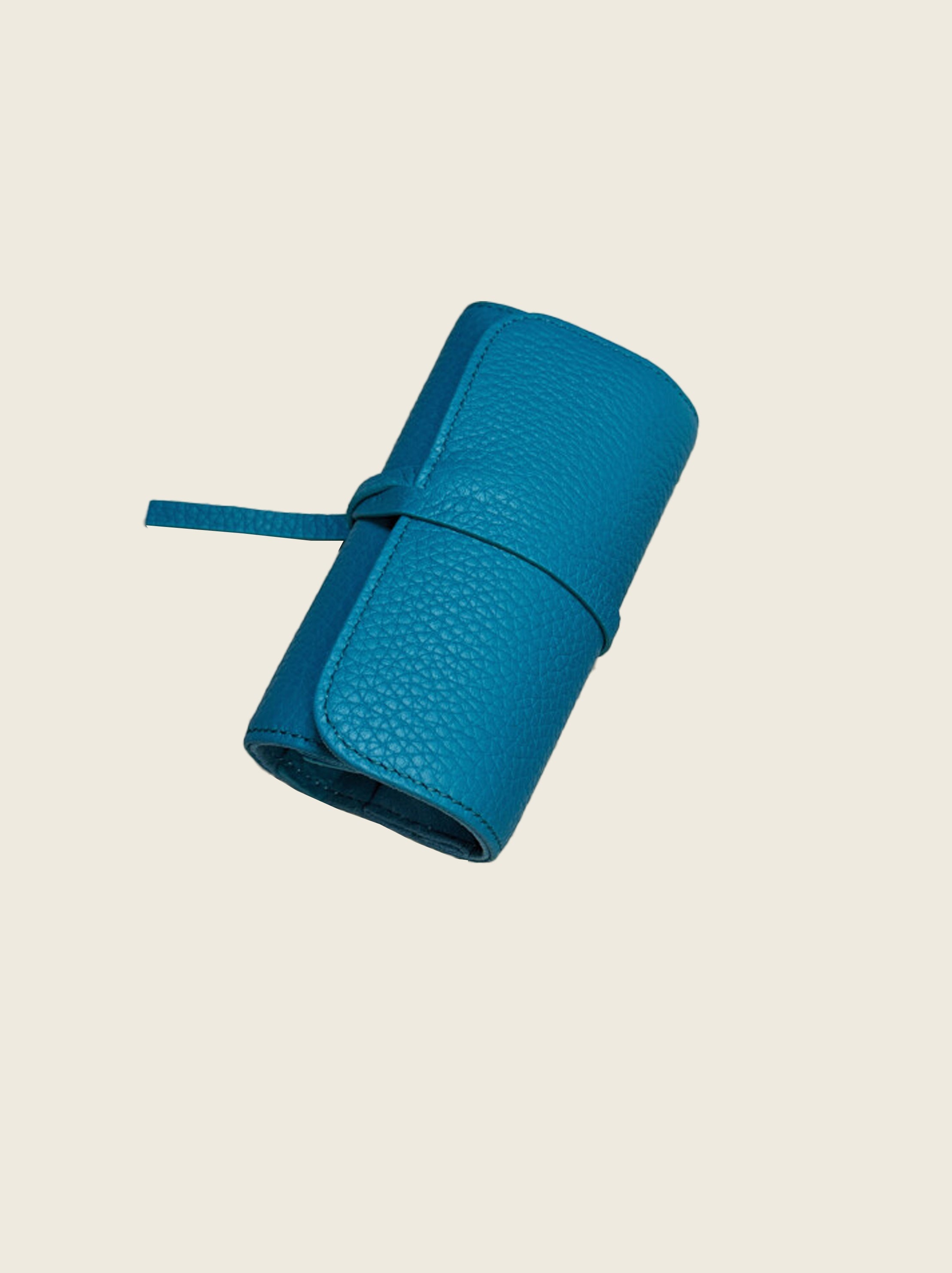 Jewelry storage leather bag