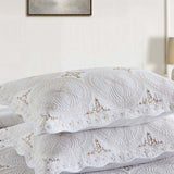 Medallion Elegance Quilted 3-Piece Bedding Set