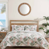 Island Orchid Quilted 3-Piece Bedding Set