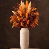 Burnt Orange Autumn Pampas Dried Flower Bouquet